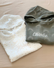 Hooded Muslin Poncho - view 16 | Eli&Eli
