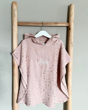 Hooded Muslin Poncho - view 18 | Eli&Eli