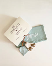 Plain cotton muslin baby swaddle blanket - Eli&Eli