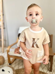 Unisex summer terry lounge sweater in beige - view 7 | Eli&Eli